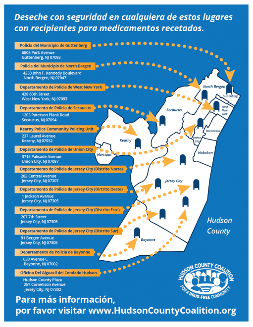 Prescription Drop Box Map Partners In Prevention